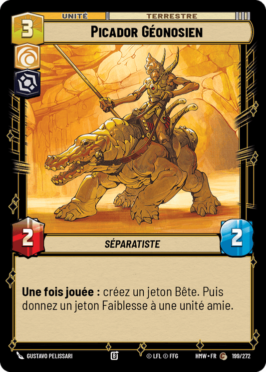 Picador Géonosien - HMW-199 - Standard - recto Français