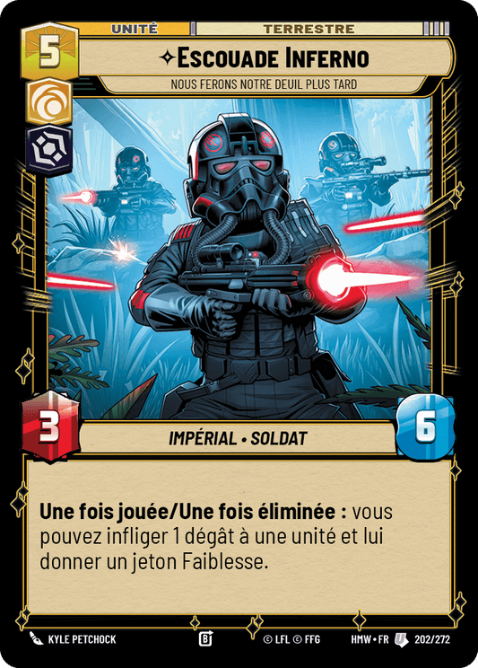 Escouade Inferno, Nous Ferons Notre Deuil Plus Tard - HMW-202 - Standard - recto Français
