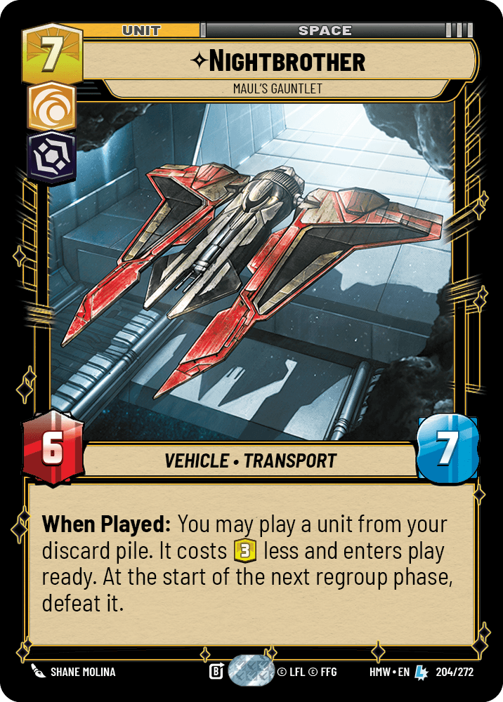 Nightbrother, Gauntlet De Maul - HMW-204 - Standard - recto Anglais