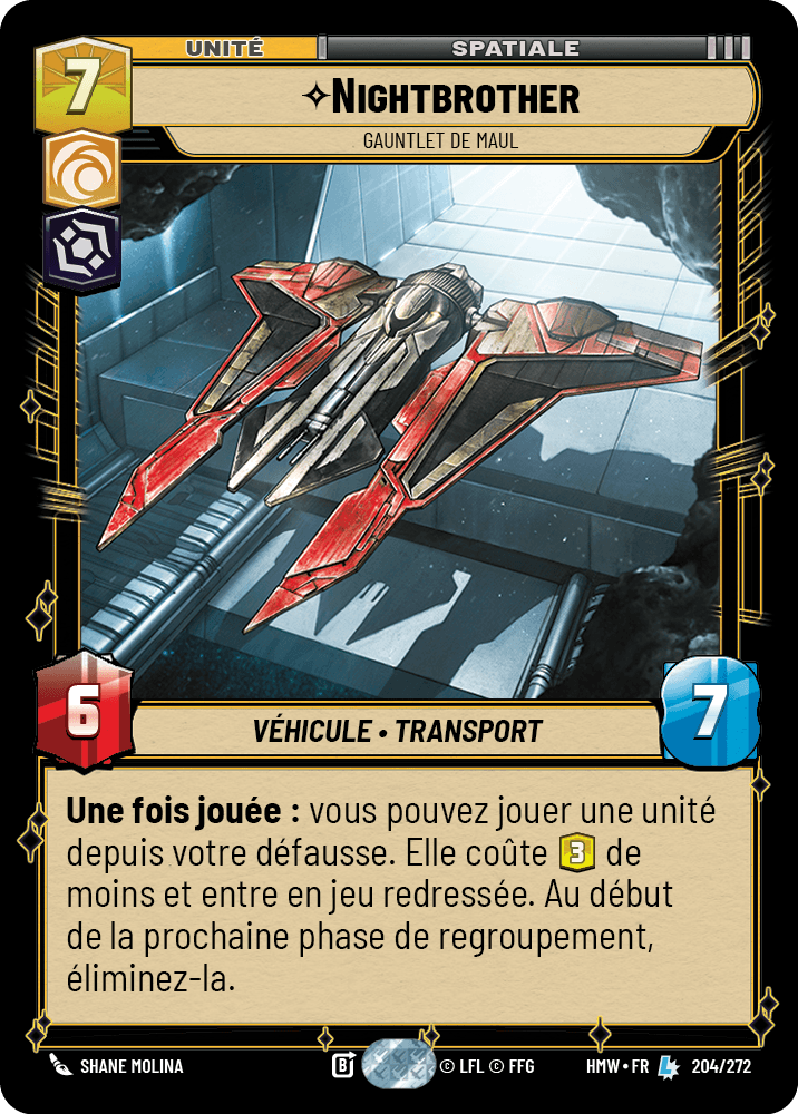 Nightbrother, Gauntlet De Maul - HMW-204 - Standard - recto Français