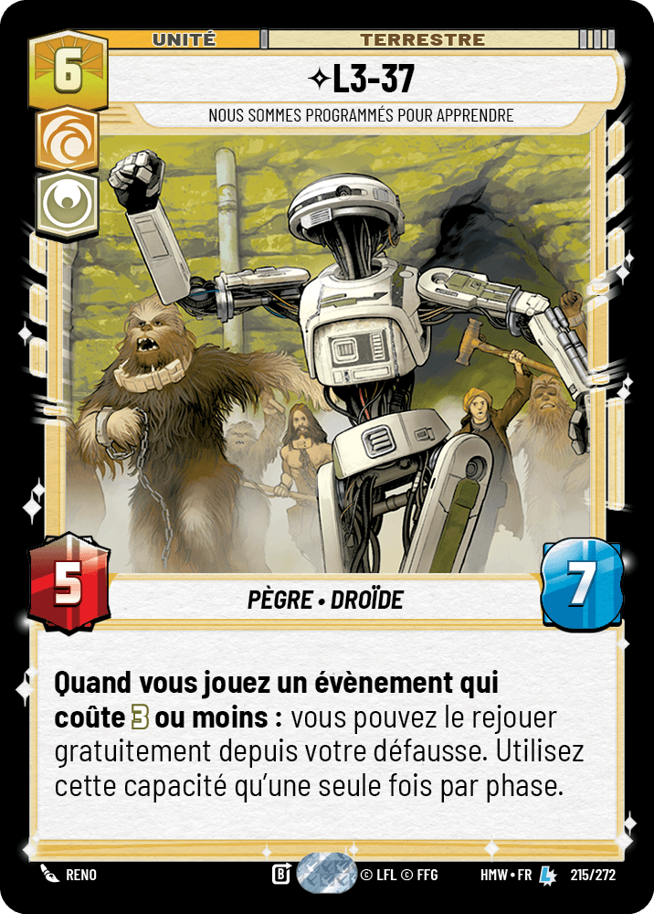 L3-37, Nous Sommes Programmés Pour Apprendre - HMW-215 - Standard - recto Français