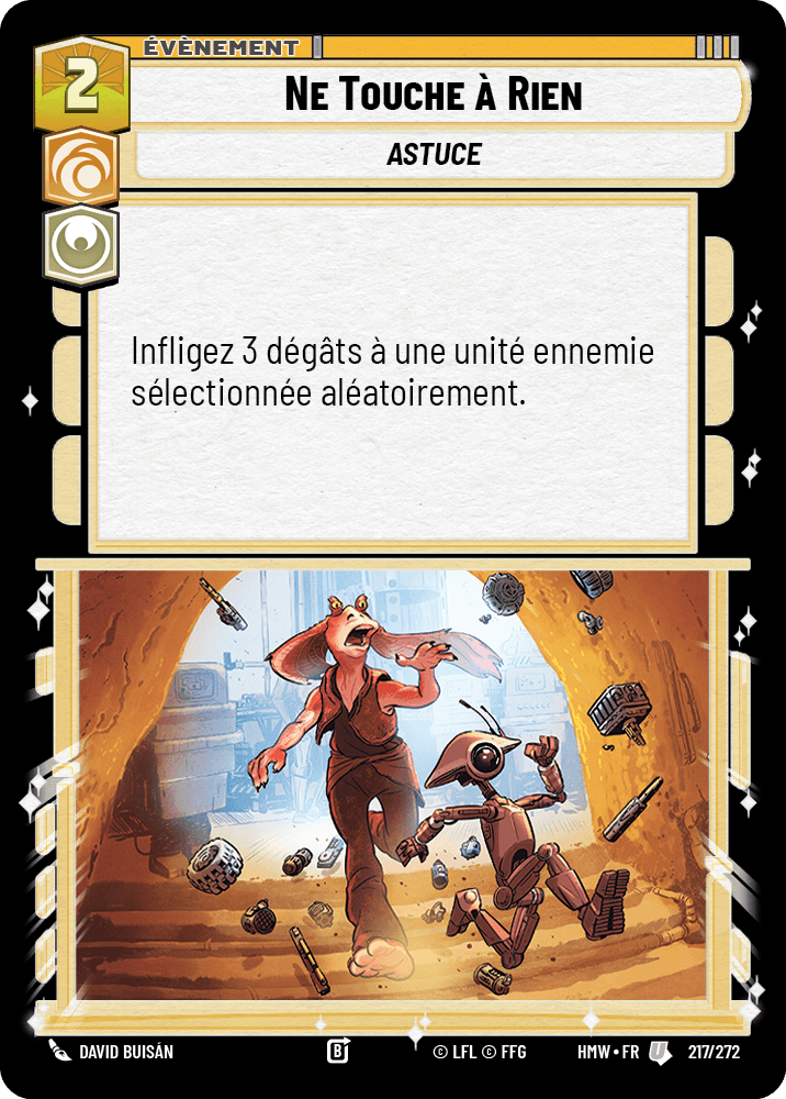 Ne Touche à Rien - HMW-217 - Standard - recto Français