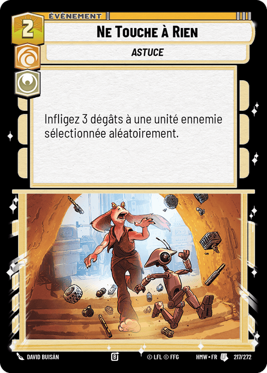 Ne Touche à Rien - HMW-217 - Standard - recto Français