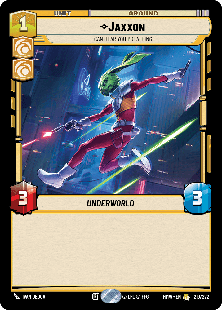 Jaxxon, Je Peux T'Entendre Respirer ! - HMW-219 - Standard - recto Anglais