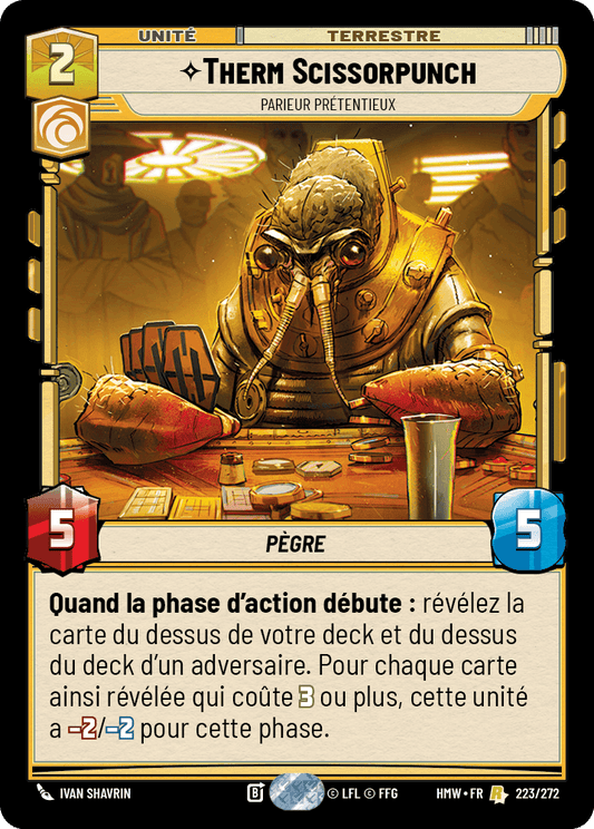 Therm Scissorpunch, Parieur Prétentieux - HMW-223 - Standard - recto Français