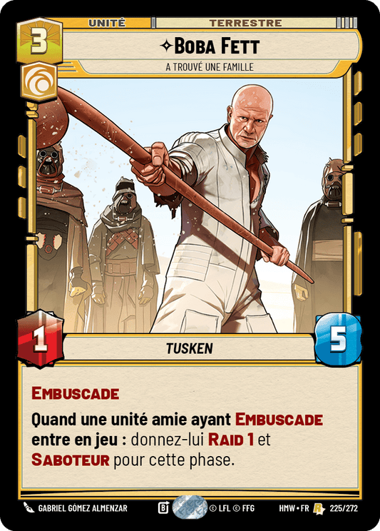 Boba Fett, A Trouvé Une Famille - HMW-225 - Standard - recto Français