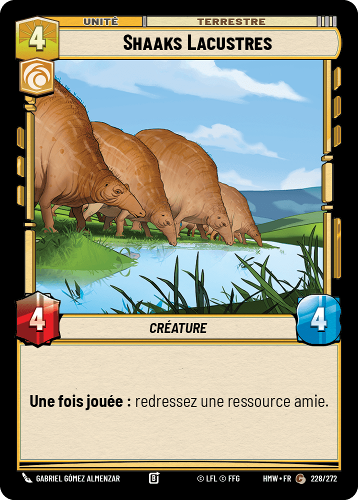 Shaaks Lacustres - HMW-228 - Standard - recto Français