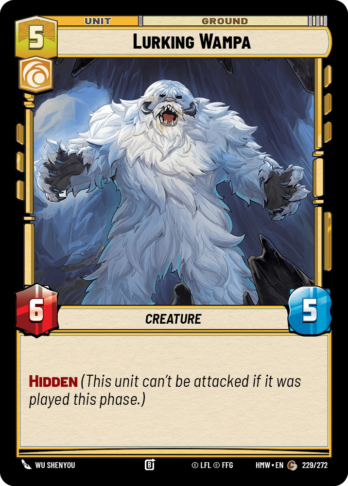 Wampa Rôdant - HMW-229 - Standard - recto Anglais