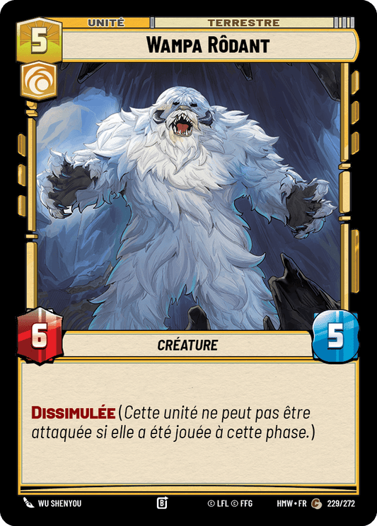 Wampa Rôdant - HMW-229 - Standard - recto Français