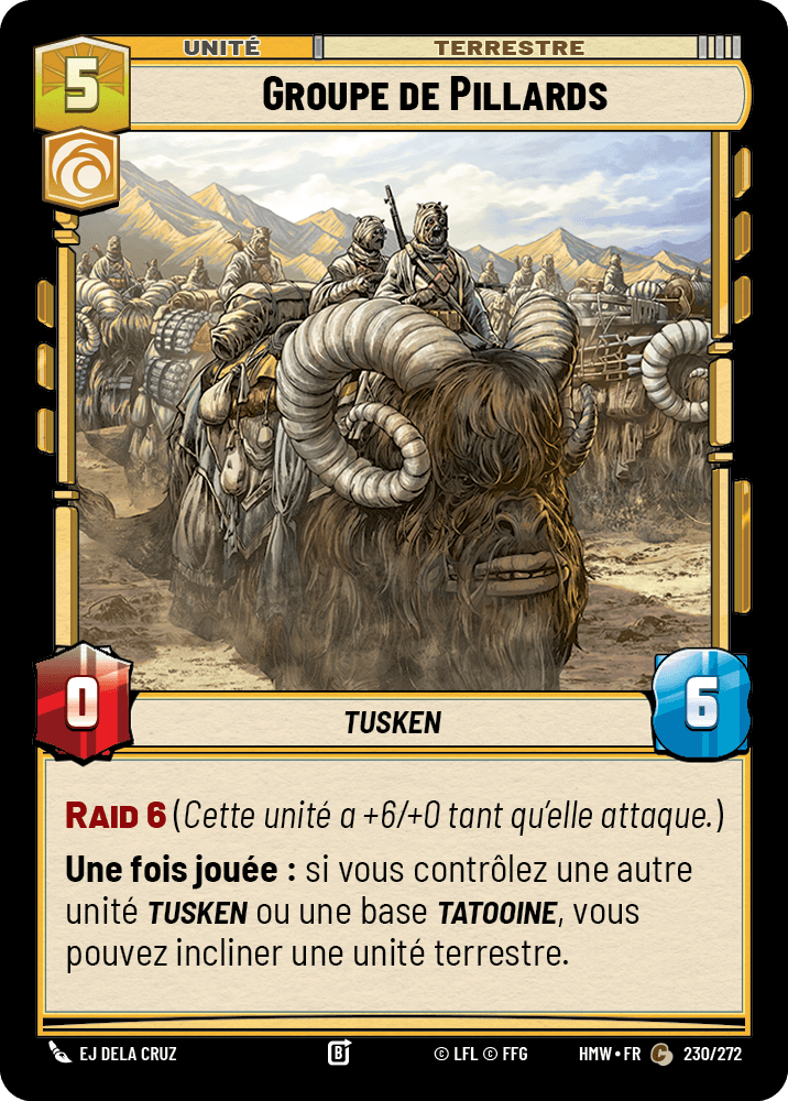 Groupe de Pillards - HMW-230 - Standard - recto Français