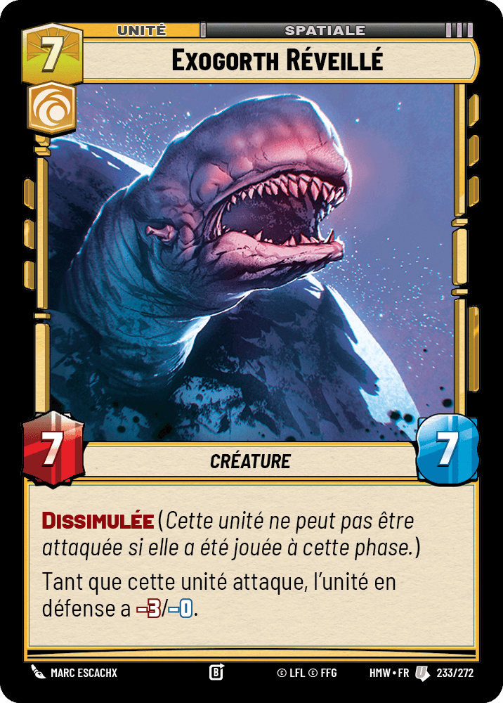 Exogorth Réveillé - HMW-233 - Standard - recto Français
