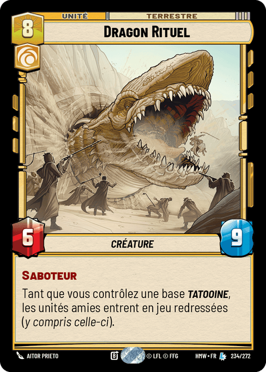 Dragon Rituel - HMW-234 - Standard - recto Français