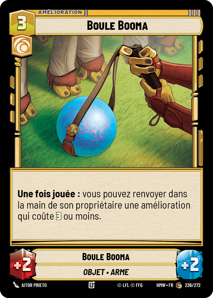 Boule Booma - HMW-236 - Standard - recto Français