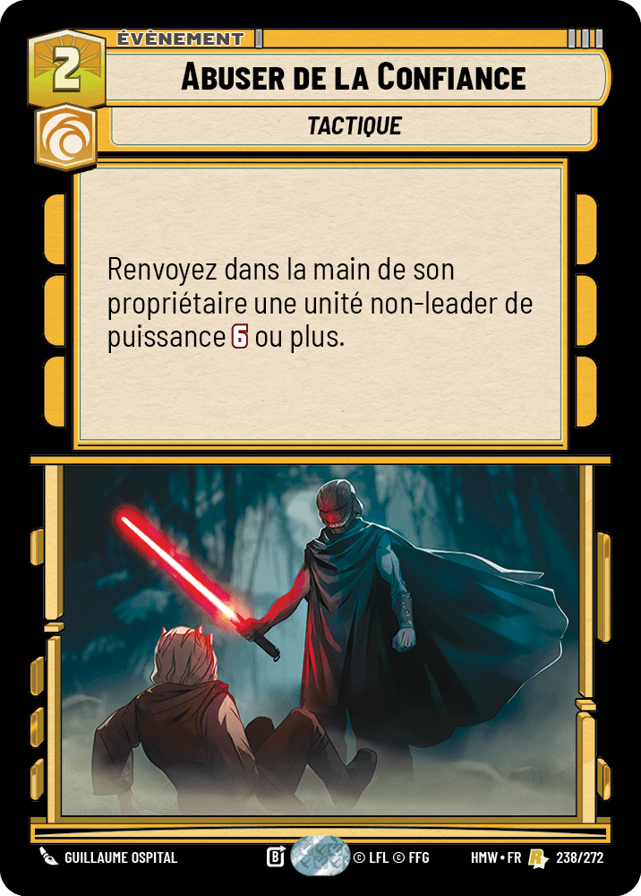 Abuser de la Confiance - HMW-238 - Standard - recto Français