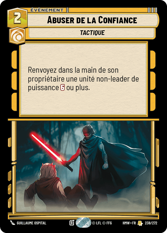 Abuser de la Confiance - HMW-238 - Standard - recto Français