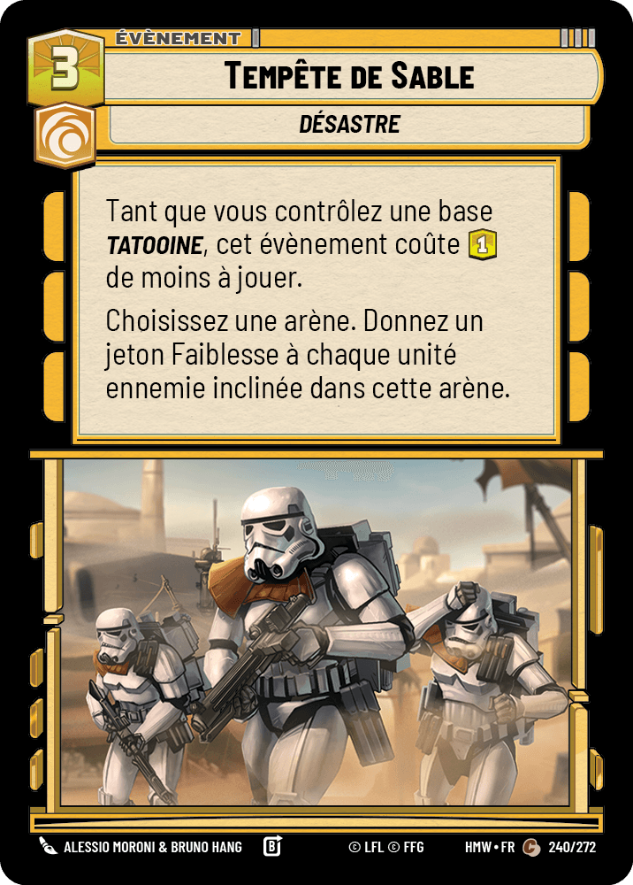 Tempête de Sable - HMW-240 - Standard - recto Français