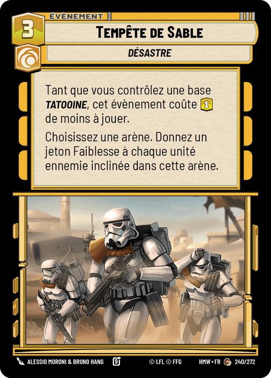 Tempête de Sable - HMW-240 - Standard - recto Français