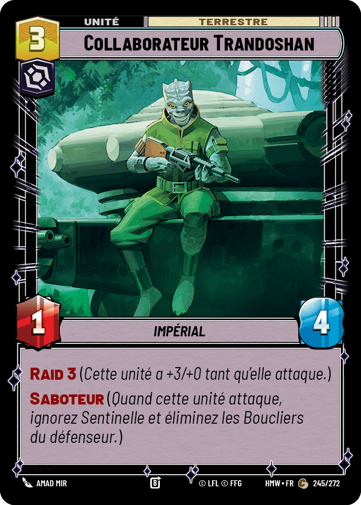 Collaborateur Trandoshan - HMW-245 - Standard - recto Français