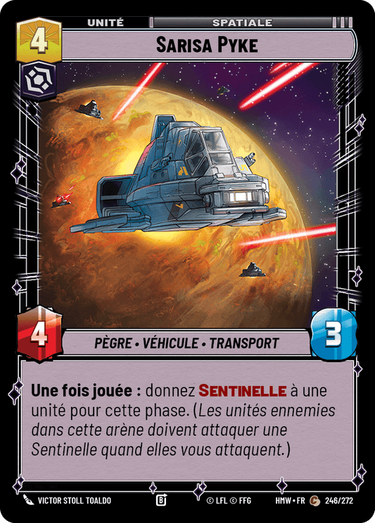 Sarisa Pyke - HMW-246 - Standard - recto Français