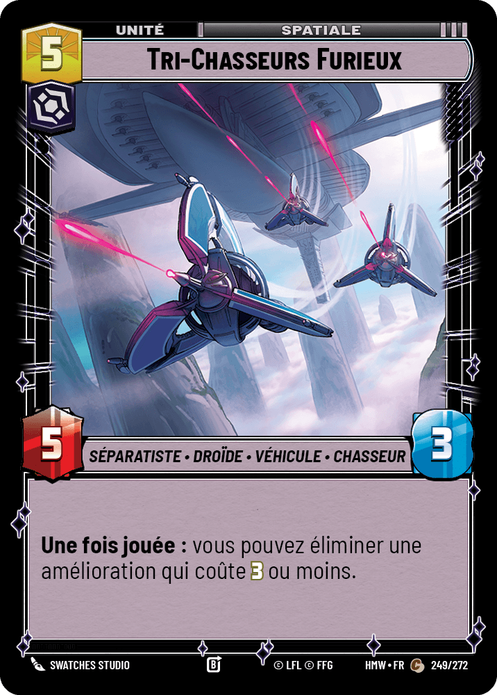 Tri-Chasseurs Furieux - HMW-249 - Standard - recto Français