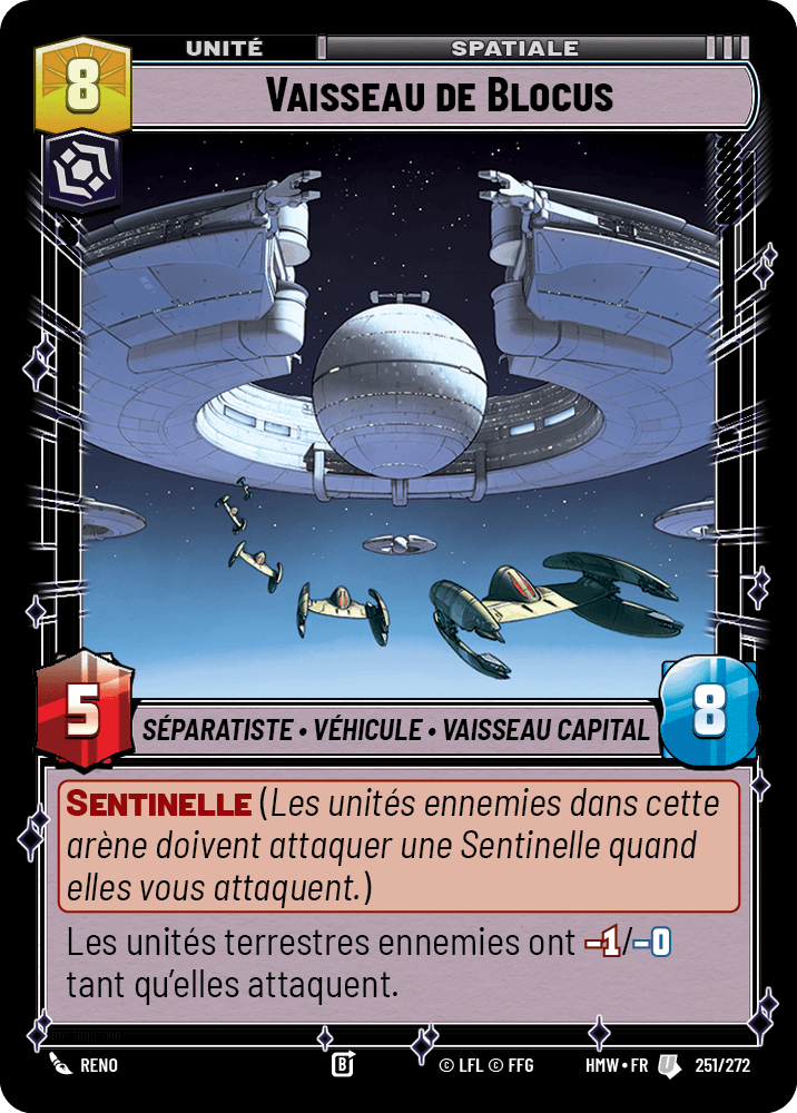 Vaisseau de Blocus - HMW-251 - Standard - recto Français