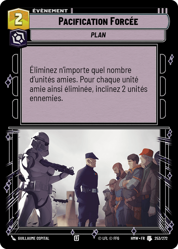 Pacification Forcée - HMW-253 - Standard - recto Français