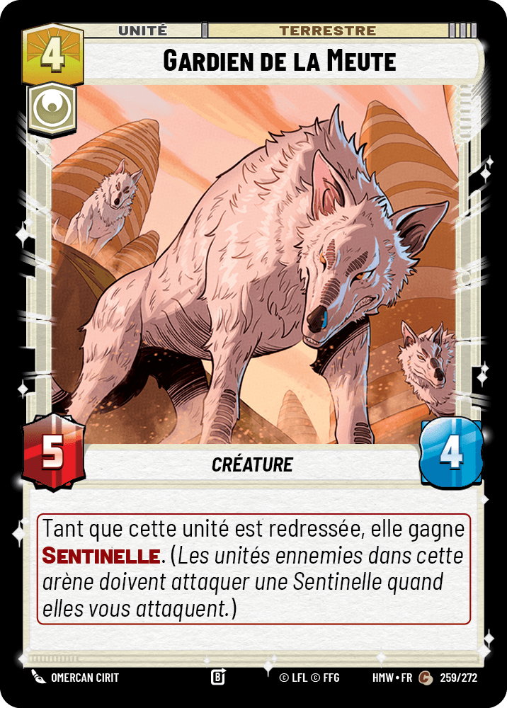 Gardien de la Meute - HMW-259 - Standard - recto Français