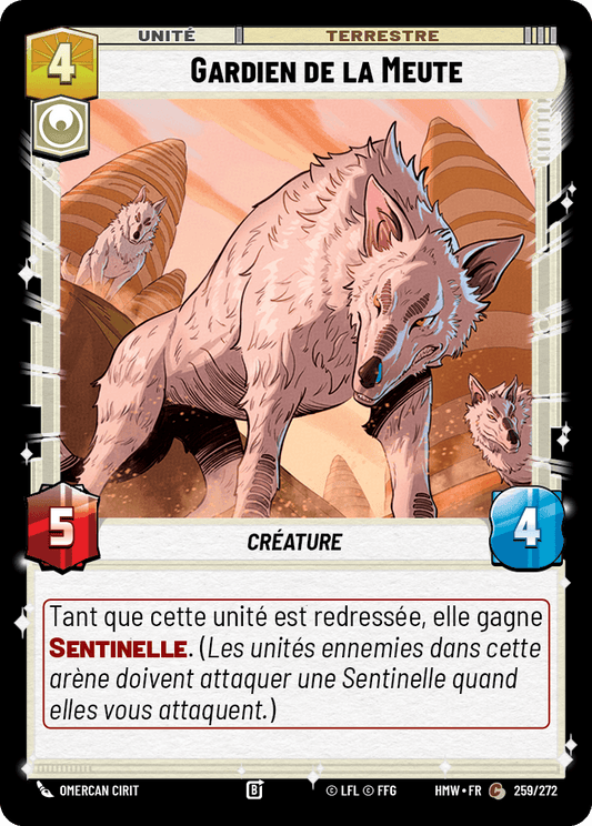 Gardien de la Meute - HMW-259 - Standard - recto Français