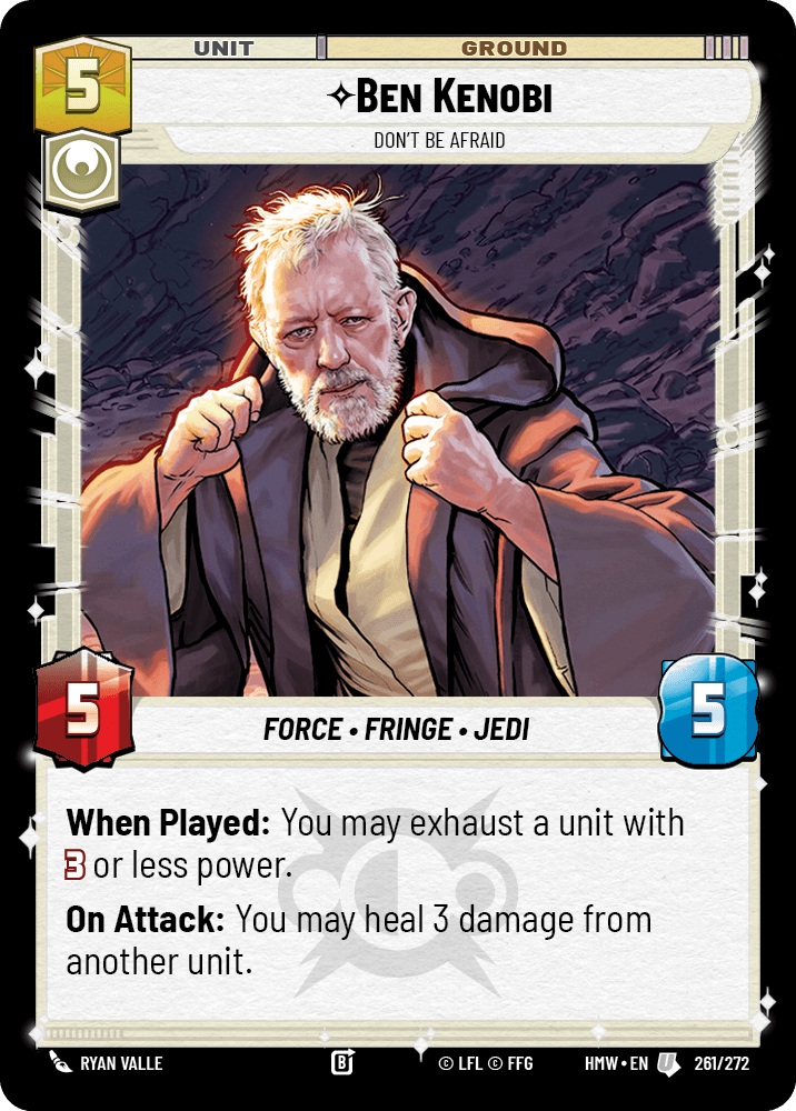 Ben Kenobi, N'Aie Pas Peur - HMW-261 - Standard - recto Anglais