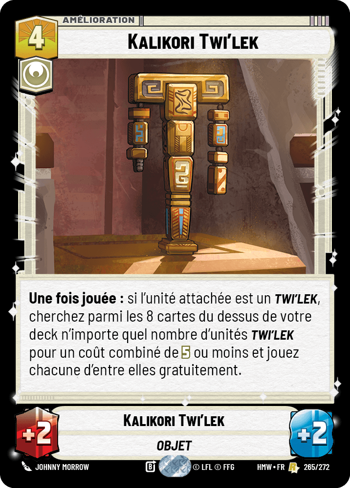 Kalikori Twi'lek - HMW-265 - Standard - recto Français