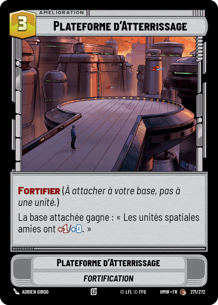 Plateforme d'Atterrissage - HMW-271 - Standard - recto Français