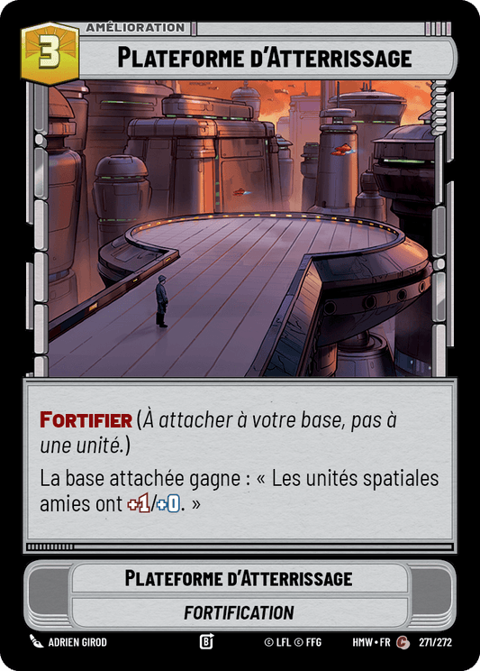 Plateforme d'Atterrissage - HMW-271 - Standard - recto Français