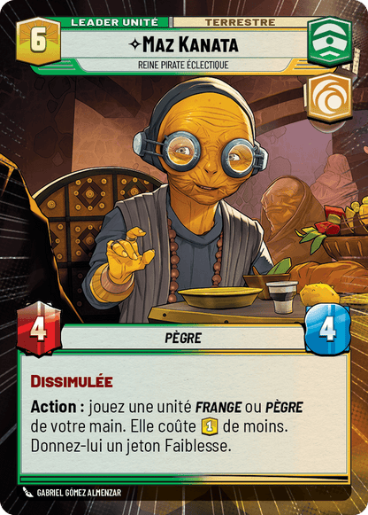Maz Kanata, Reine Pirate Éclectique - XHMW-274 - verso Français