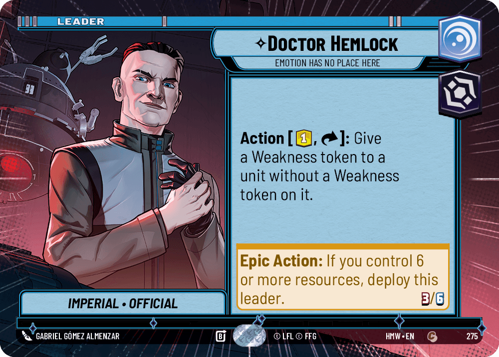Docteur Hemlock, L'Émotion N'A Pas Sa Place Ici - XHMW-275 - Hyperspace - recto Anglais