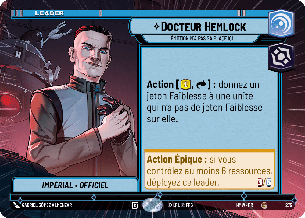 Docteur Hemlock, L'Émotion N'A Pas Sa Place Ici - XHMW-275 - Hyperspace - recto Français
