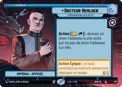 Docteur Hemlock, L'Émotion N'A Pas Sa Place Ici - XHMW-275 - Hyperspace - recto Français