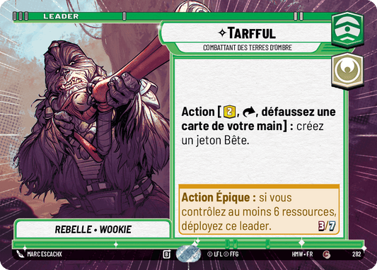 Tarfful, Combattant Des Terres D'Ombre - XHMW-282 - Hyperspace - recto Français