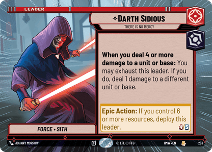 Dark Sidious, Aucune Pitié - XHMW-283 - Hyperspace - recto Anglais