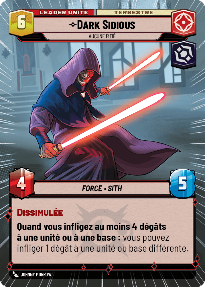 Dark Sidious, Aucune Pitié - XHMW-283 - verso Français