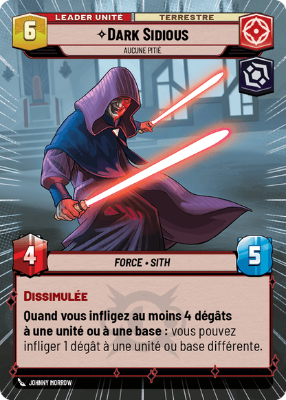 Dark Sidious, Aucune Pitié - XHMW-283 - verso Français
