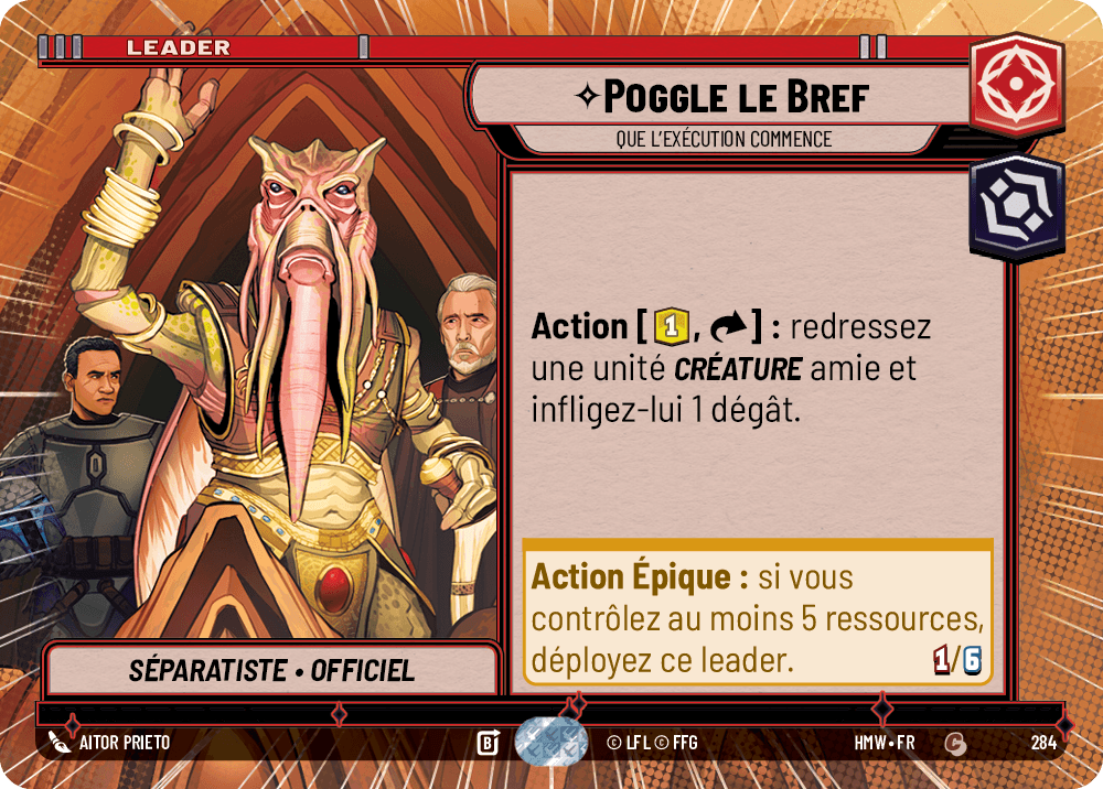 Poggle le Bref, Que L'Exécution Commence - XHMW-284 - Hyperspace - recto Français