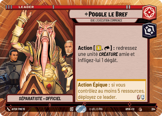 Poggle le Bref, Que L'Exécution Commence - XHMW-284 - Hyperspace - recto Français