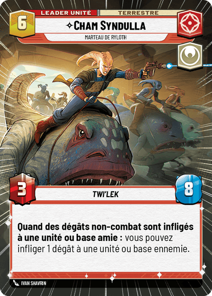 Cham Syndulla, Marteau De Ryloth - XHMW-285 - verso Français