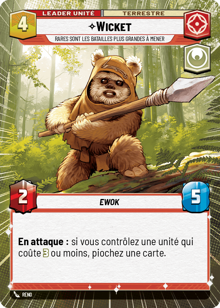 Wicket, Rares Sont Les Batailles Plus Grandes À Mener - XHMW-286 - verso Français