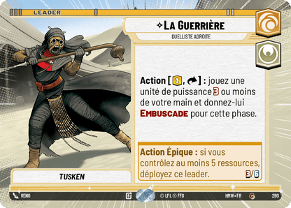 La Guerrière, Duelliste Adroite - XHMW-290 - Hyperspace - recto Français