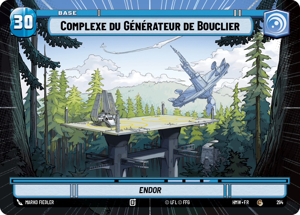 Complexe du Générateur de Bouclier - XHMW-294 - Hyperspace - recto Français