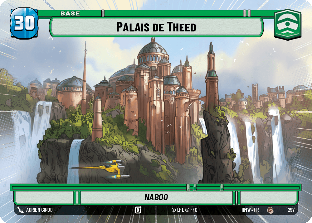 Palais de Theed - XHMW-297 - Hyperspace - recto Français