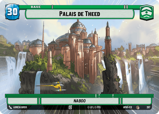 Palais de Theed - XHMW-297 - Hyperspace - recto Français