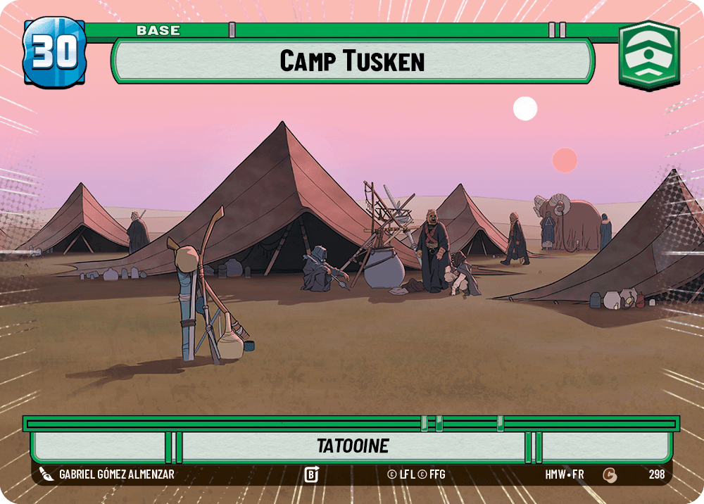 Camp Tusken - XHMW-298 - Hyperspace - recto Français