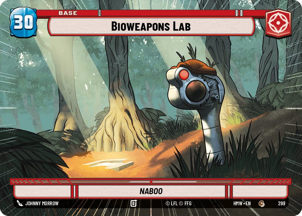 Laboratoire d'Armes Biologiques - XHMW-299 - Hyperspace - recto Anglais